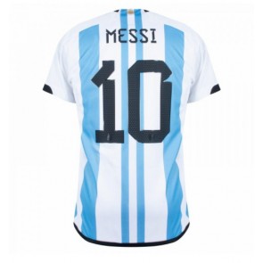 Argentina Lionel Messi #10 Domaci Dres SP 2022 Kratak Rukavima